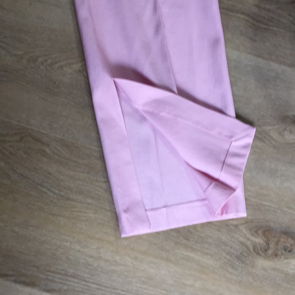 MASSIMO DUTTI STUDIO NWT WOOL & COTTON HIGH WAIST SLIT ANKLE STRUCTURED PANTS - Picture 5 of 12
